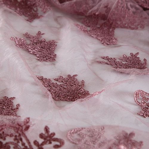 Гипюр 012-10942 лиловый