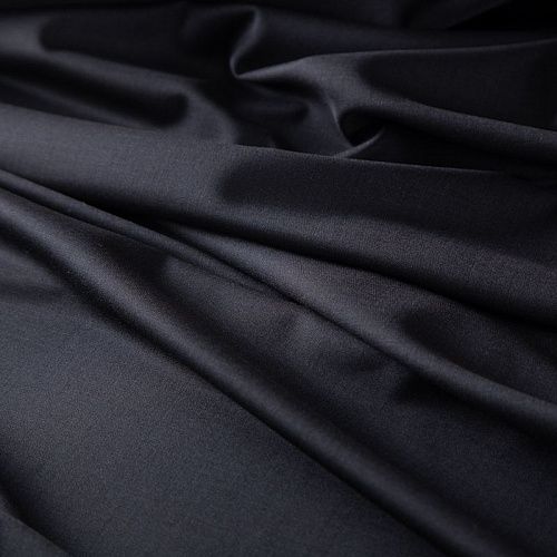 Шерсть костюмная 025-19938 черный однотонный