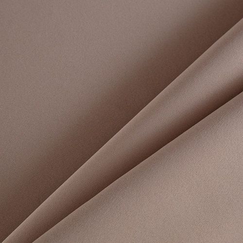 Ткань портьерная блэкаут h-305 см 10-02-15403 бежево-серый однотонный