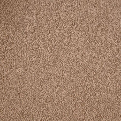 Флис 2-х сторонний на трикотажной основе 061-15597 бежевый однотонный