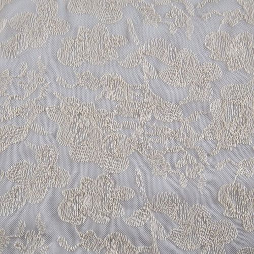 Сетка с вышивкой 050-16491 сливочный