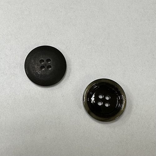 Пуговица с проколами 15 мм RIO0017-15-D173 темный хаки