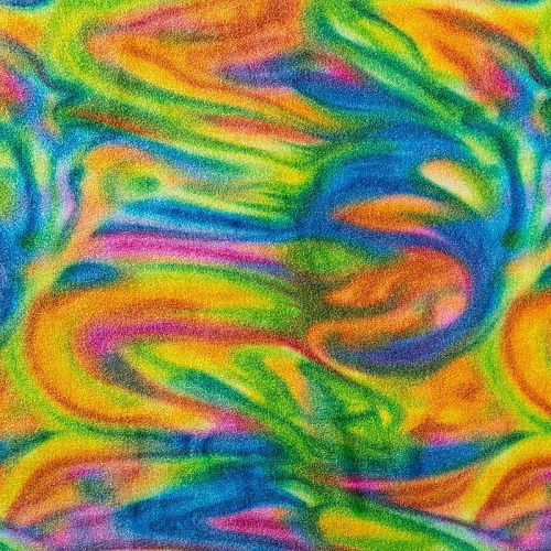 Бархат стрейч 002-04305 желтый принтованный