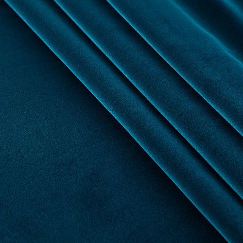 Бархат хлопковый 002-20031 петроль однотонный