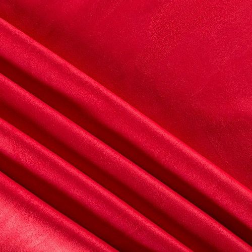 Замша искусственная К25-113 Col.5 красный однотонный