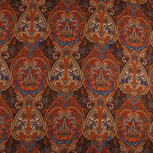 Шерсть плательная Etro 066-19123 корица принтованный