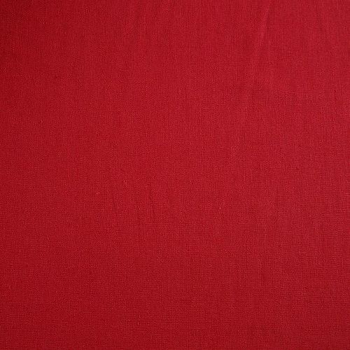 Лен-вискоза 035-15719 красный однотонный