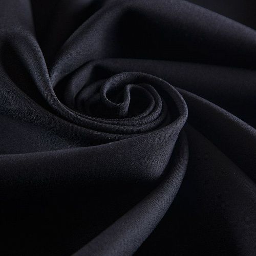 Шерсть двойная Versace 066-16307 черный однотонный