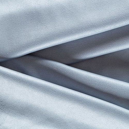 Замша искусственная 018-02324 серо-голубой однотонный