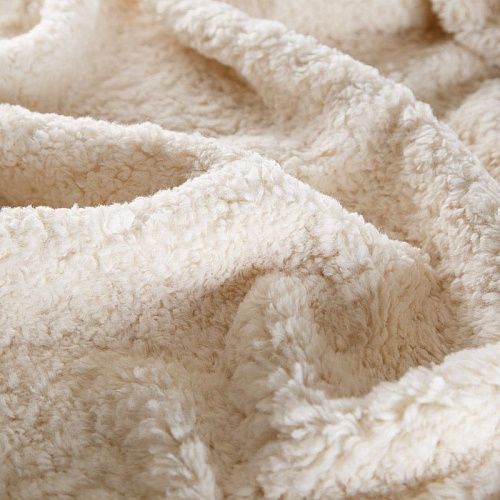 Мех искусственный 037-15247 сливочный однотонный