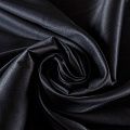 Сатин стрейч 001-08129 черный однотонный