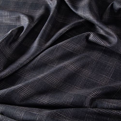 Ткань костюмная Armani 025-19799 серый клетка