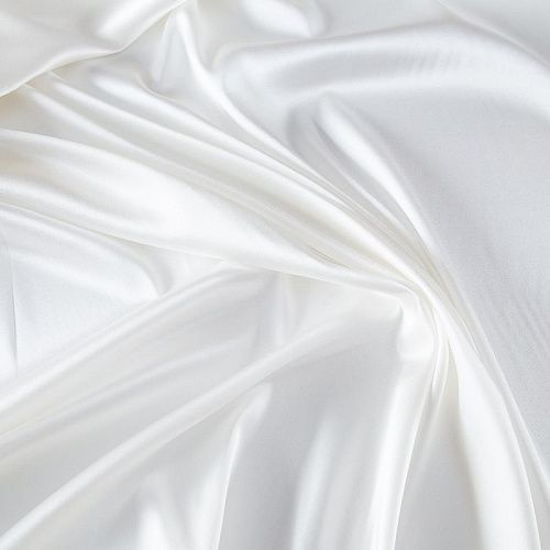 Шелк натуральный стрейч 065-20174 теплый белый