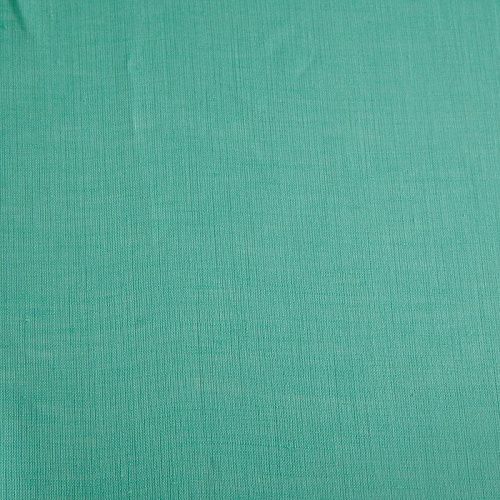 Лен натуральный 035-14646 морской зеленый однотонный