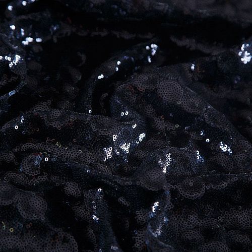 Пайетки на трикотаже Fabiana Filippi 055-16520 черный