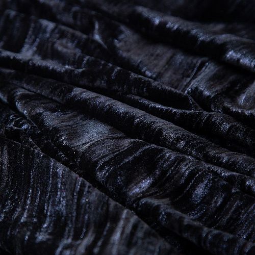 Бархат-жатка Armani 002-16993 черный однотонный