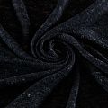 Трикотаж льняной 056-16732 черный меланж