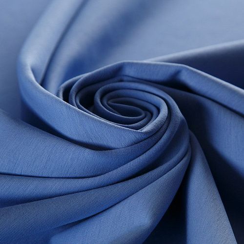 Трикотаж 056-15743 небесно-голубой однотонный