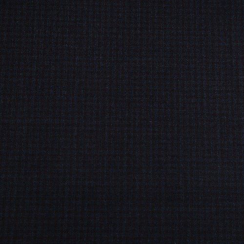 Шерсть костюмная 025-17287 сине-коричневый клетка