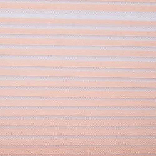 Сетка плиссе 050-20313 бело-персиковый