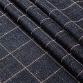 Ткань костюмная 025-19950 черный меланж клетка