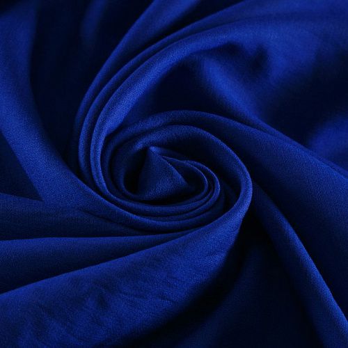 Вискоза 009-17837 васильковый однотонный