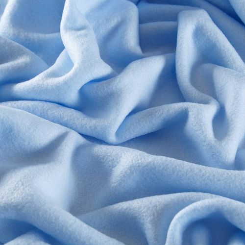Флис 061-15715 светло-голубой однотонный