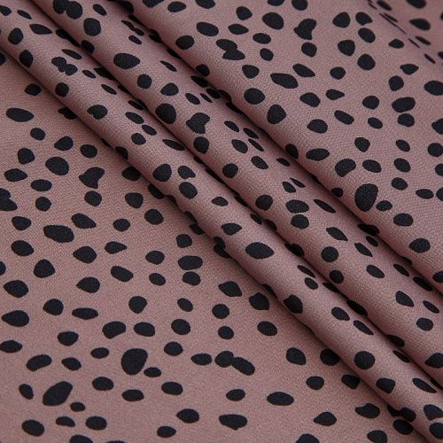 Вискоза "Лоренцо" стрейч 036-17674 розовый антик принтованный