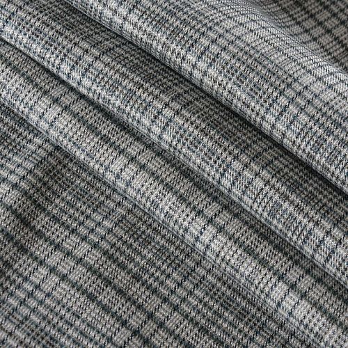 Ткань костюмная 025-11850 серый клетка