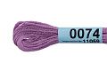 Нитки для вышивания Gamma мулине 8 м 0074 сиреневый
