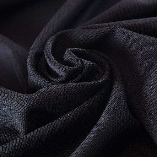 Шерсть костюмная стрейч 025-17288 черный однотонный