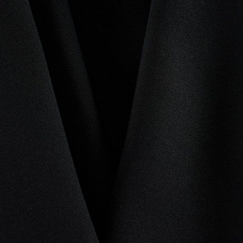 Джерси 014-11920 черный однотонный