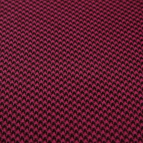 Ткань костюмная 025-14714 темная фуксия принтованный