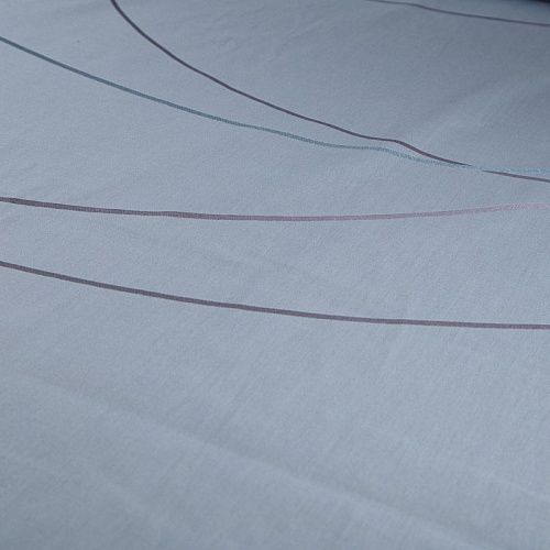 Сатин ш. 220 см 007-13363 серо-голубой принтованный