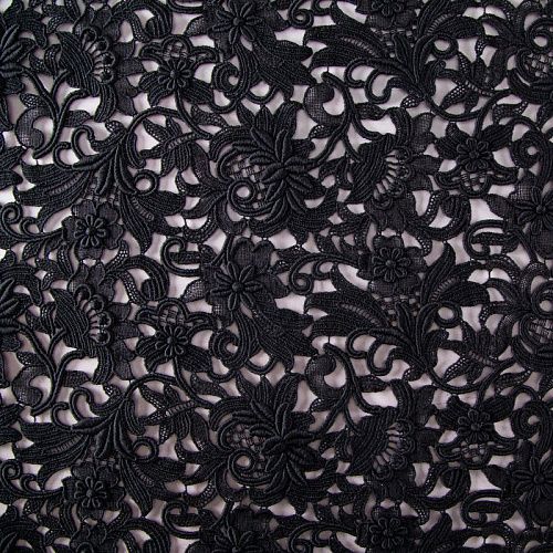 Гипюр-макраме Valentino 012-19796 черный