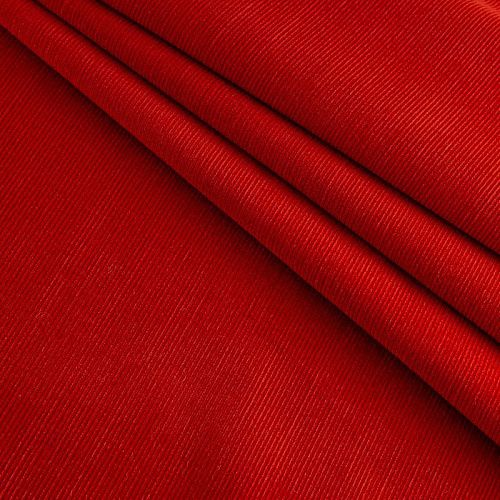 Микровельвет 008-20020 красный однотонный