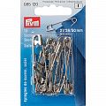 Булавки английские Prym 085120 27/38/50 мм 18 шт серебро
