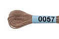 Нитки для вышивания Gamma мулине 8 м 0057 серо-бежевый