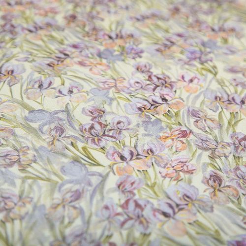 Шифон шелковый Blumarine 068-20072 фисташковый принтованный