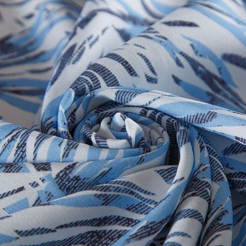 Штапель 069-16620 белый принтованный