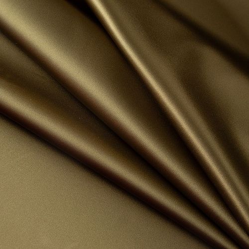 Сатин двойной 001-19880 золотистый хаки