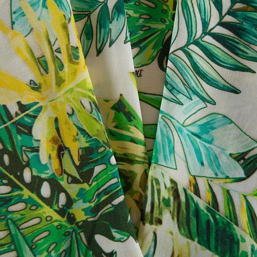 Штапель 069-16094 экрю принтованный