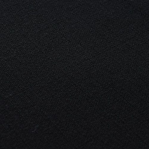 Креп двойной 026-11947 черный однотонный