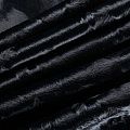 Мех искусственный 037-05804 черный однотонный