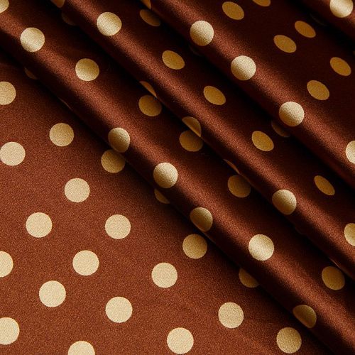 Креп-сатин стрейч 001-17692 корица принтованный