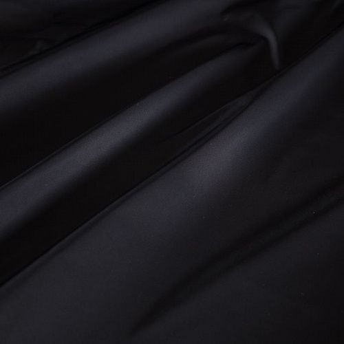 Ткань плащевая 042-19180 черный однотонный