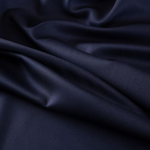 Ткань костюмная Versace 025-19086 темно-синий однотонный