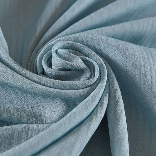 Ткань плательно-рубашечная 049-17567 пыльно-ментоловый однотонный