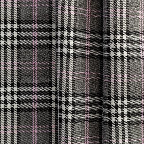 Ткань костюмная 025-12783 серый принтованный