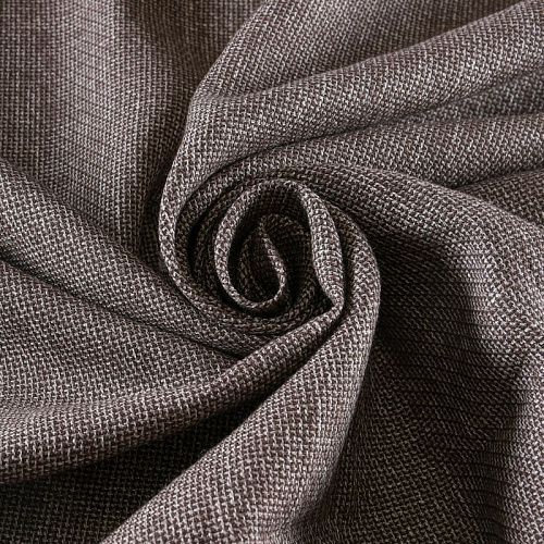 Лен натуральный 035-12095 коричневый меланж